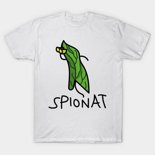 Spinat word game funny T-Shirt by spontania